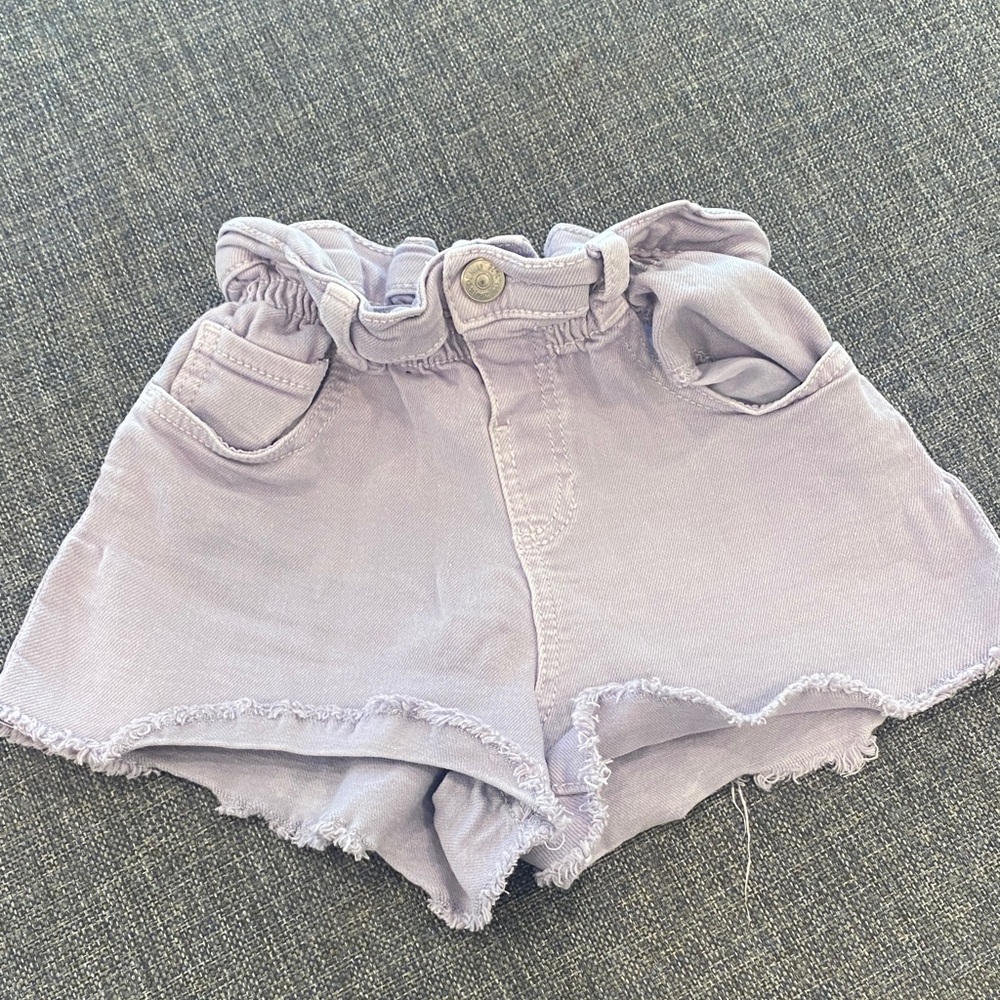 Zara Light Purple Kids Shorts